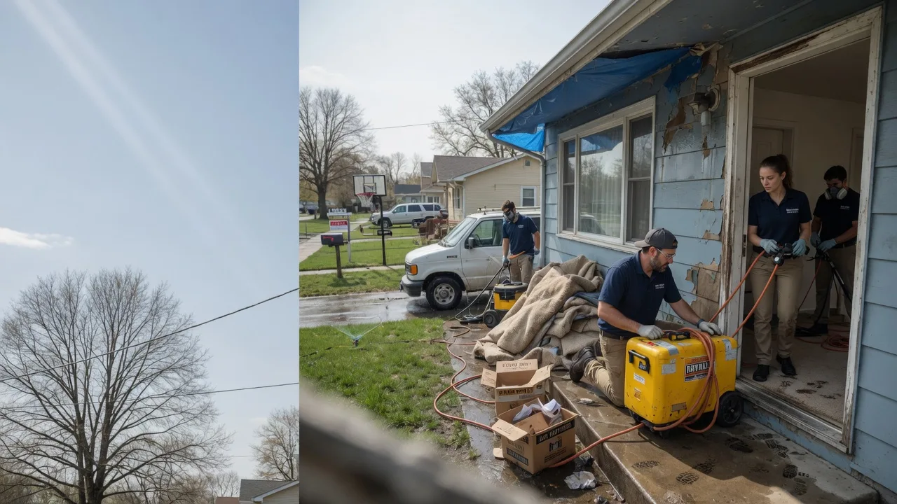 Basement Flood Cleanup in Braddyville, IA near me
